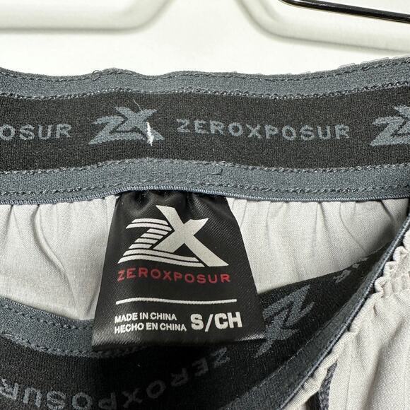 ZeroXposur Mens Fit-Performance Short‎ Size S Metal Gray Drawstring Waist NWT - Picture 4 of 7